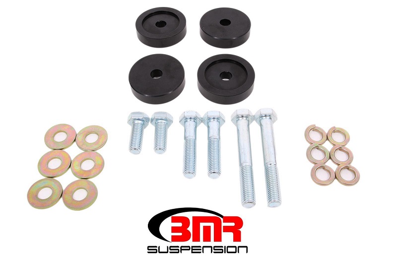 BMR Aluminum Rear Differential Bushing Kit 15-22 Ford Mustang - Click Image to Close